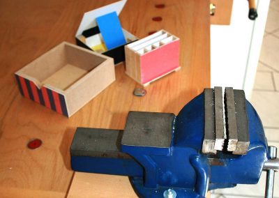Nähkasten aus Holz / Holz-Bausatz Bauernhof / Holz-Transporter - P.A.U.L. GMBH